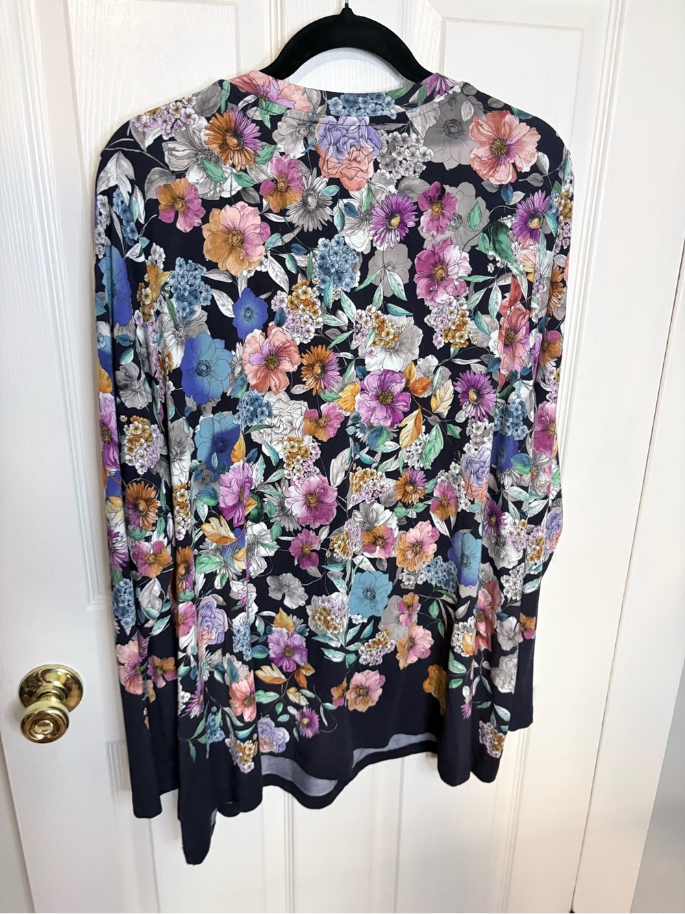 Johnny Was Fall Dance Favorite Long Sleeve Crew Neck Swing Tee 2X - Picture 7 of 9